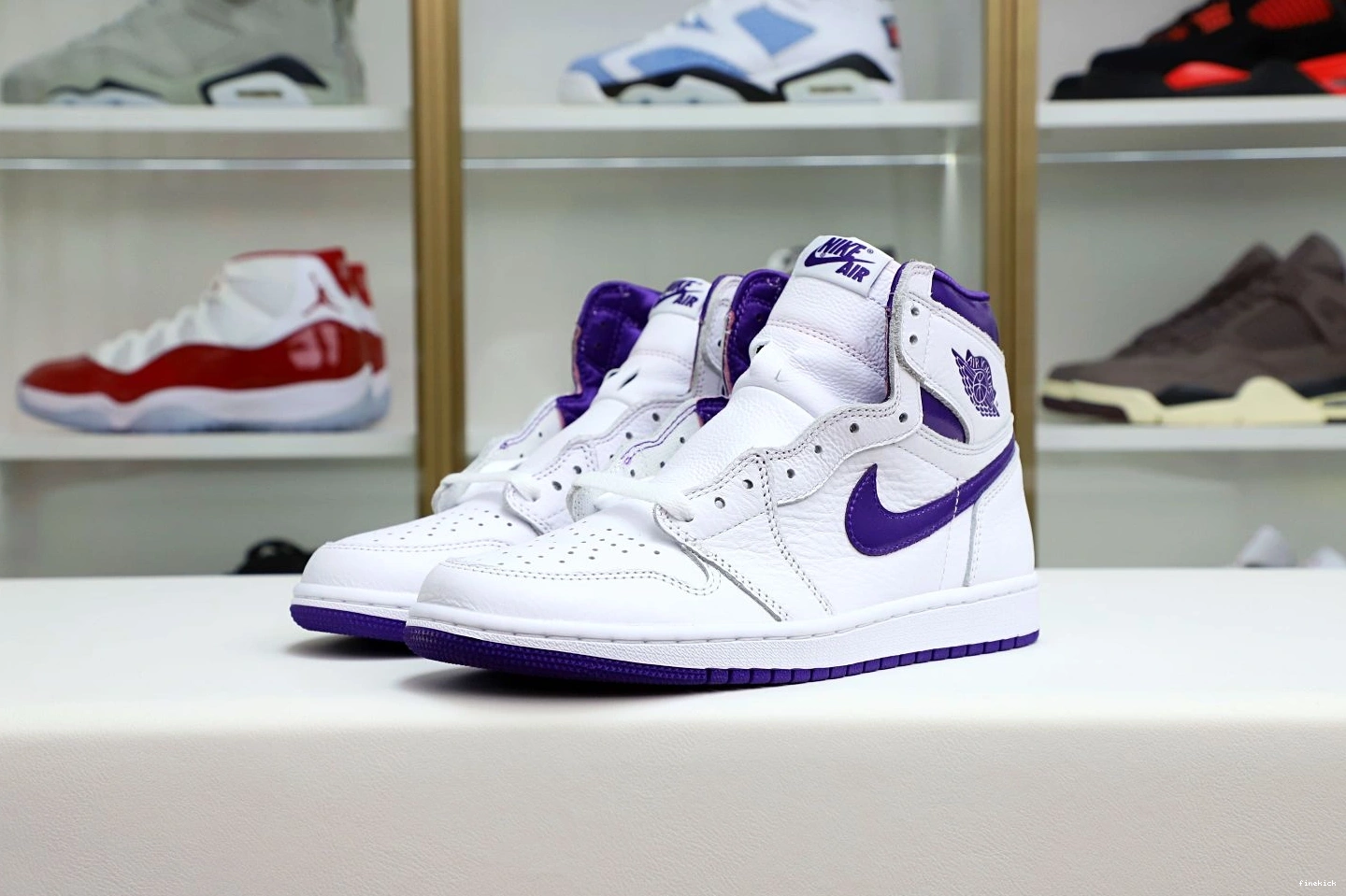 OG 1 Court High Air Jordan Purple 0726